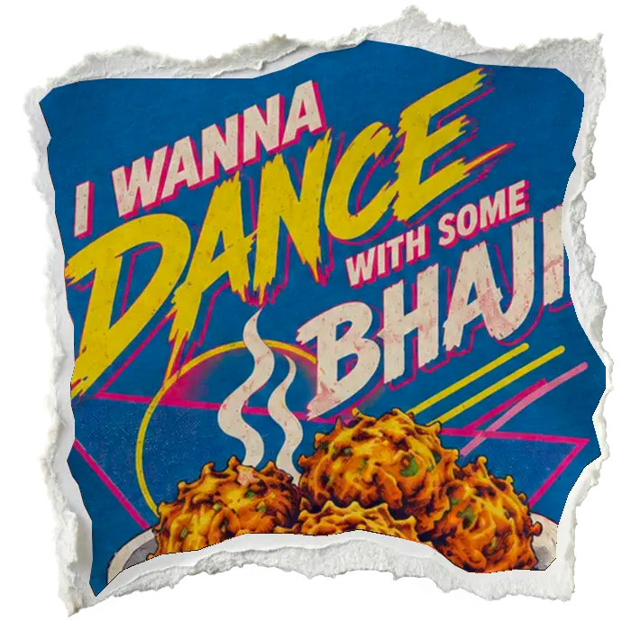 I Wanna Dance With Some Bhaji artwork detail