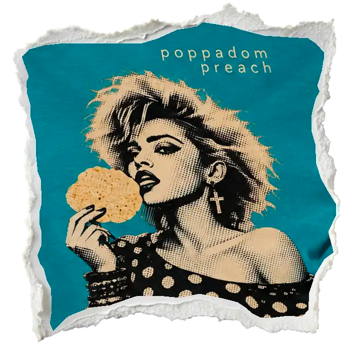 Poppadom Preach artwork detail