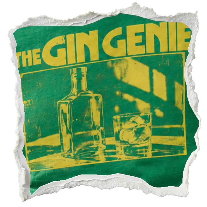 The Gin Genie artwork detail