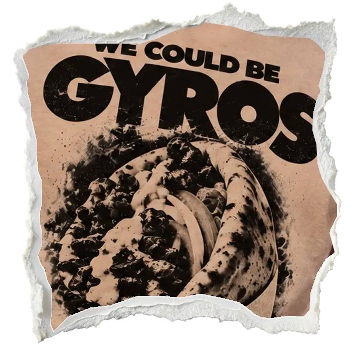 We Could Be Gyros artwork detail