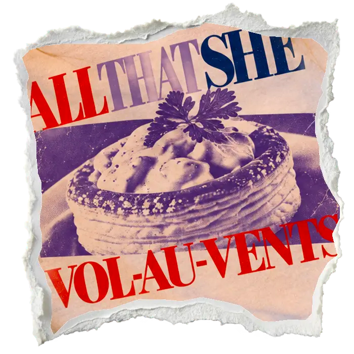 All That She Vol-au-vents artwork detail