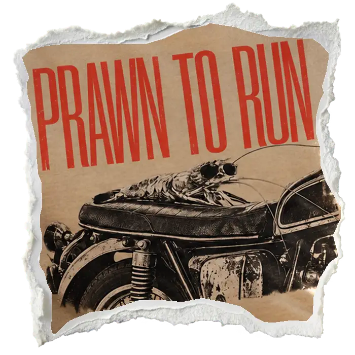 Prawn To Run artwork detail