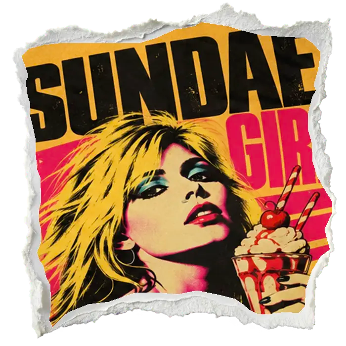 Sundae Girl artwork detail