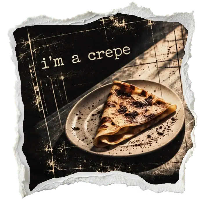 I'm a Crepe artwork detail