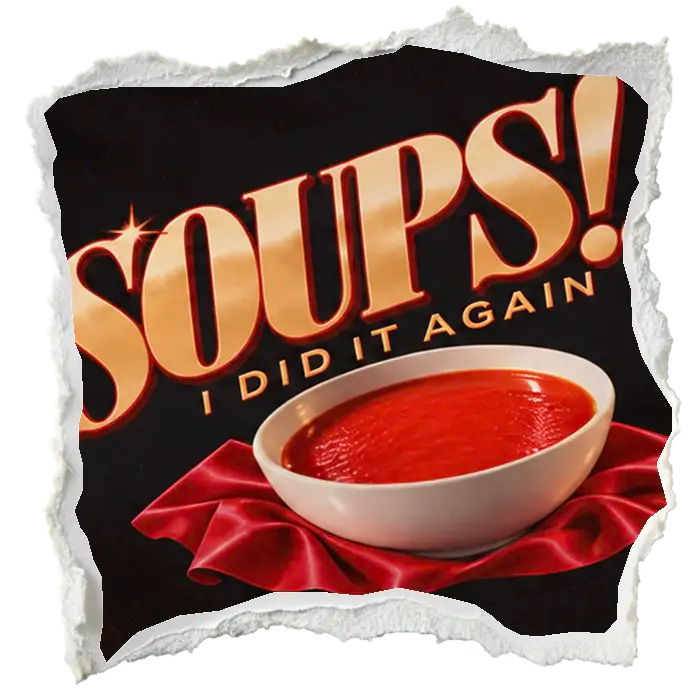 Soups! I Did It Again artwork detail